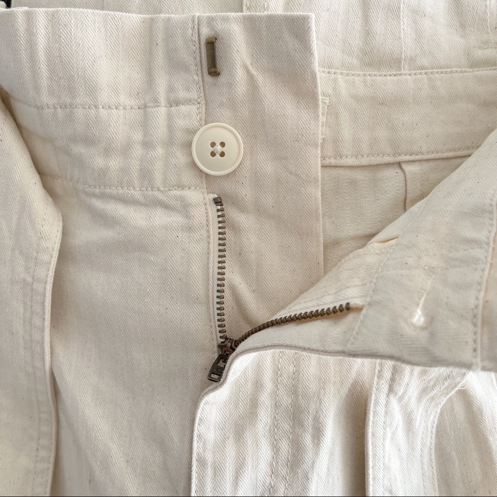 Madewell Herringbone Paperbag Pant - Picture 8 of 9